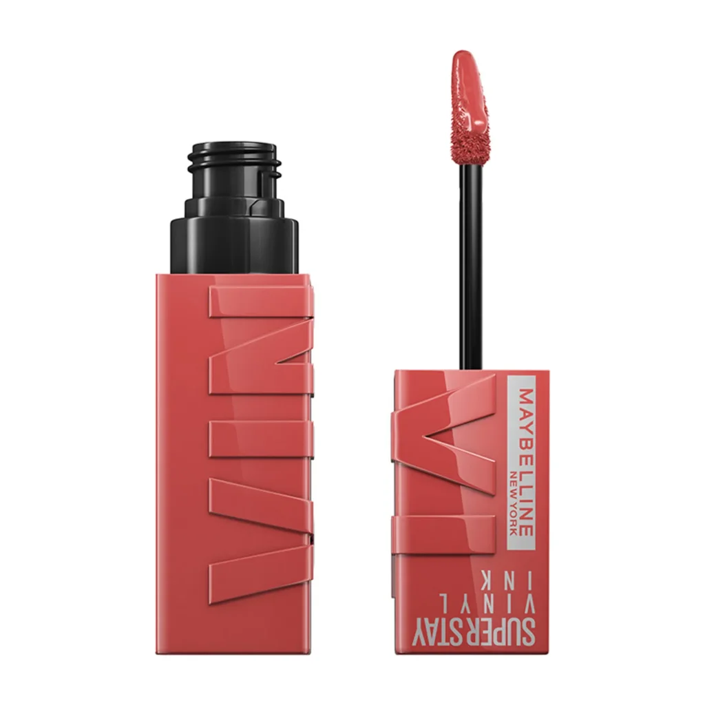 0000030148116_1 Maybelline Super Stay Vinyl Ink Liquid Lipstick 15 Peachy - Image 1