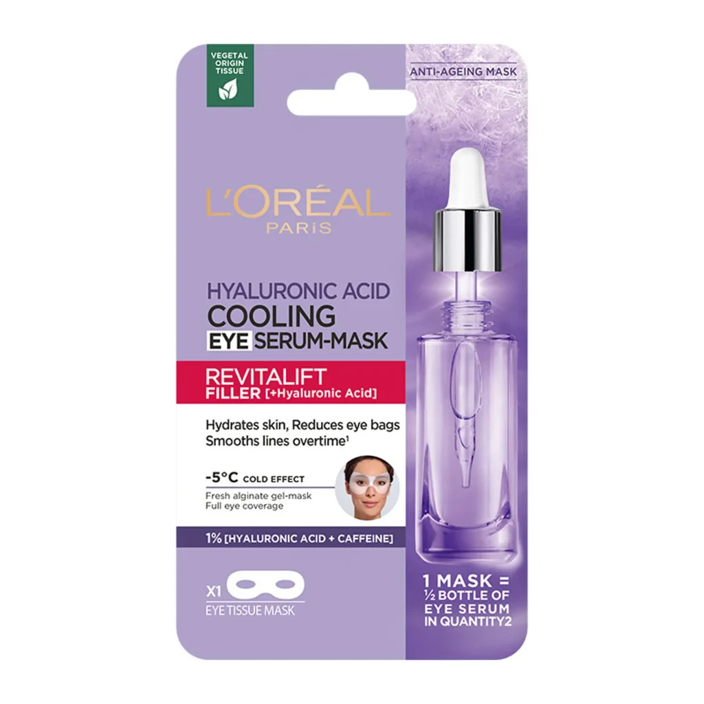 3600524013523_1 L'Oreal Paris Revitalift Hyaluronic Acid Cooling Eye Serum Μάσκα Ματιών Για Ενυδάτωση 11Gr - Image 1