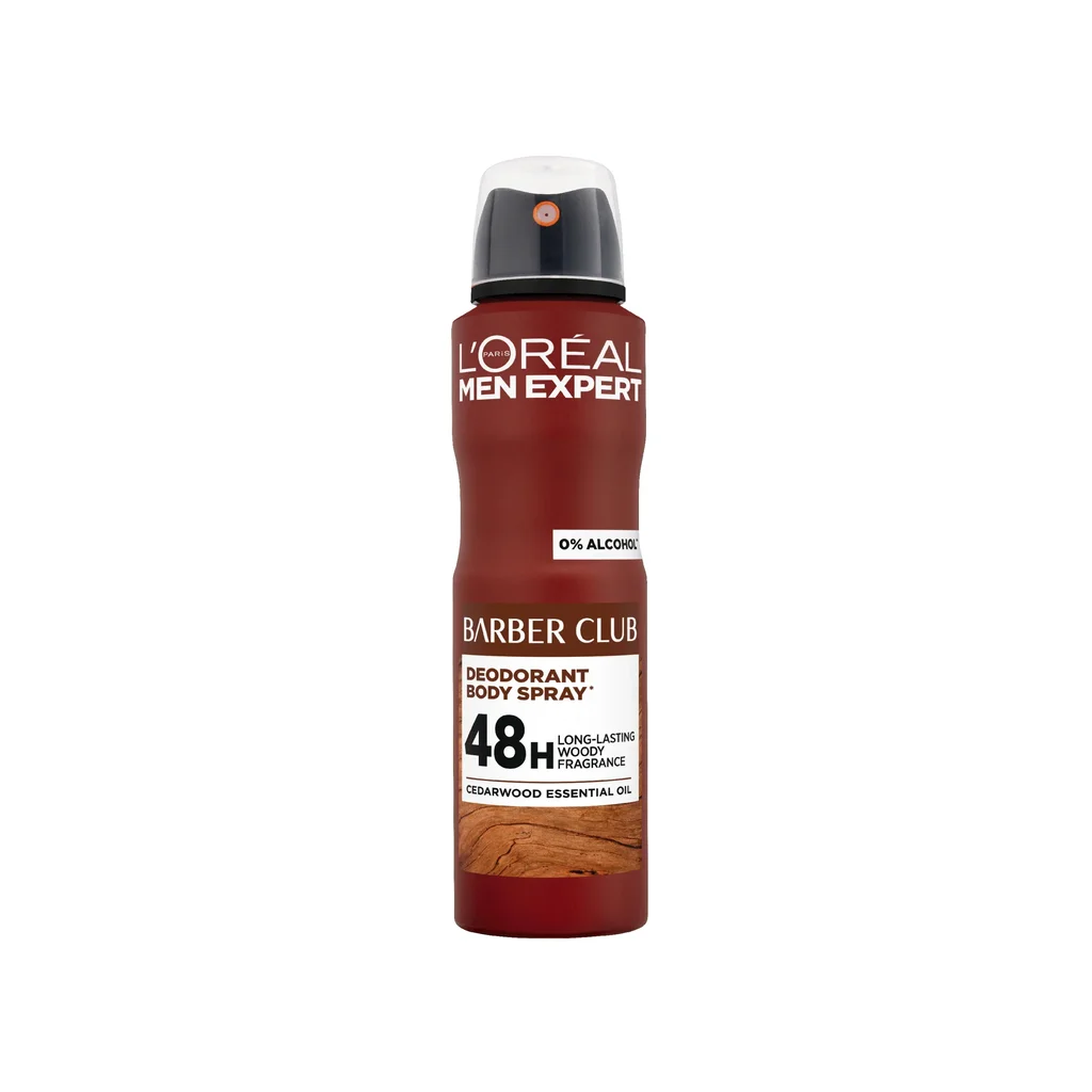 3600524076689_1 Men Expert Barber Club Αποσμητικό Spray Σώματος Με 48Ωρη δράση 150Ml - Image 1