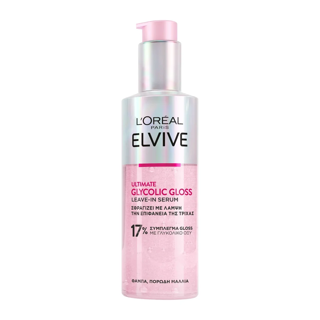 3600524143749_1 Elvive Glycolic Gloss Leave-In Serum Λάμψης 150Ml - Image 1
