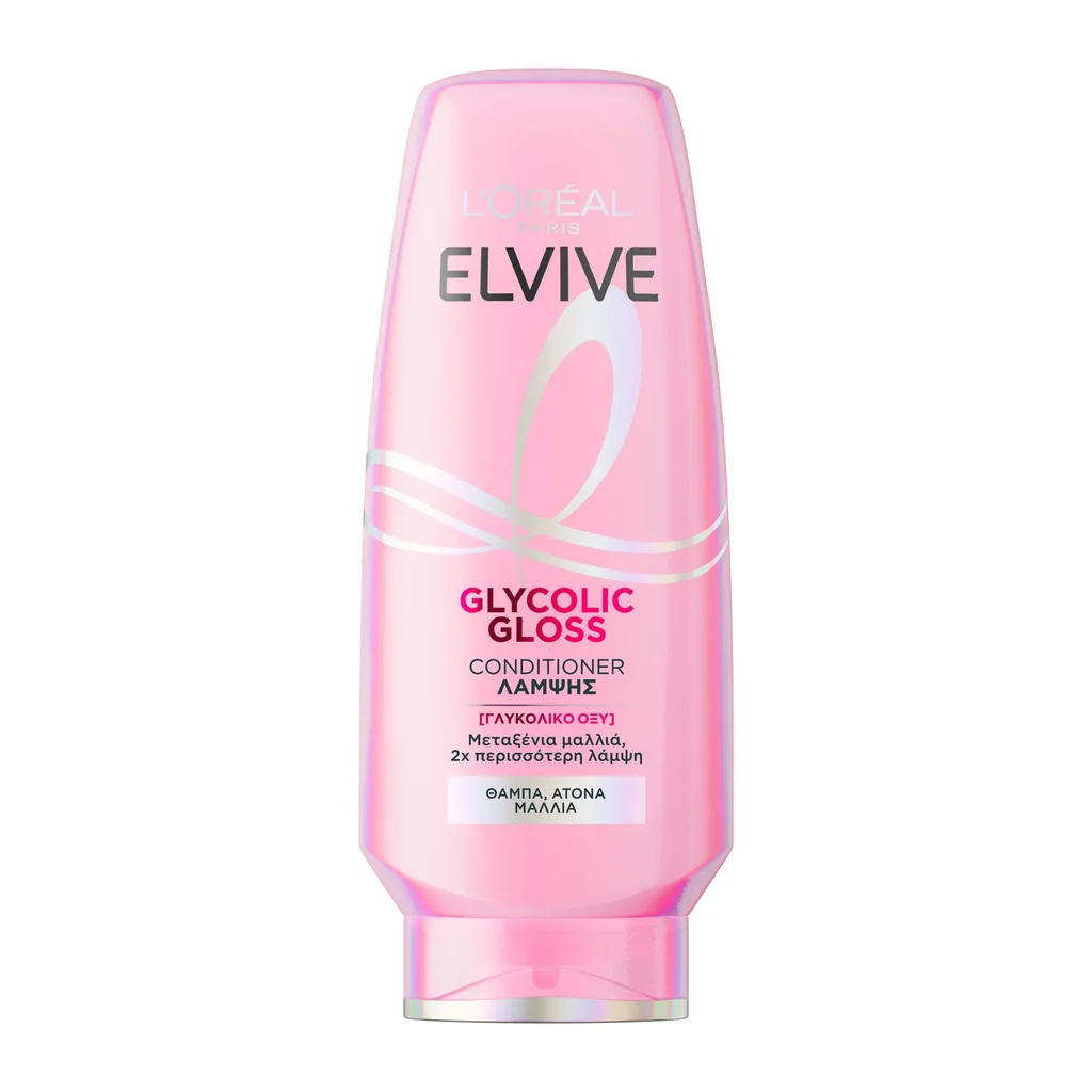 3600524229986_1 L'Oreal Paris Elvive Glycolic Gloss Conditioner Λάμψης 300Ml - Image 1