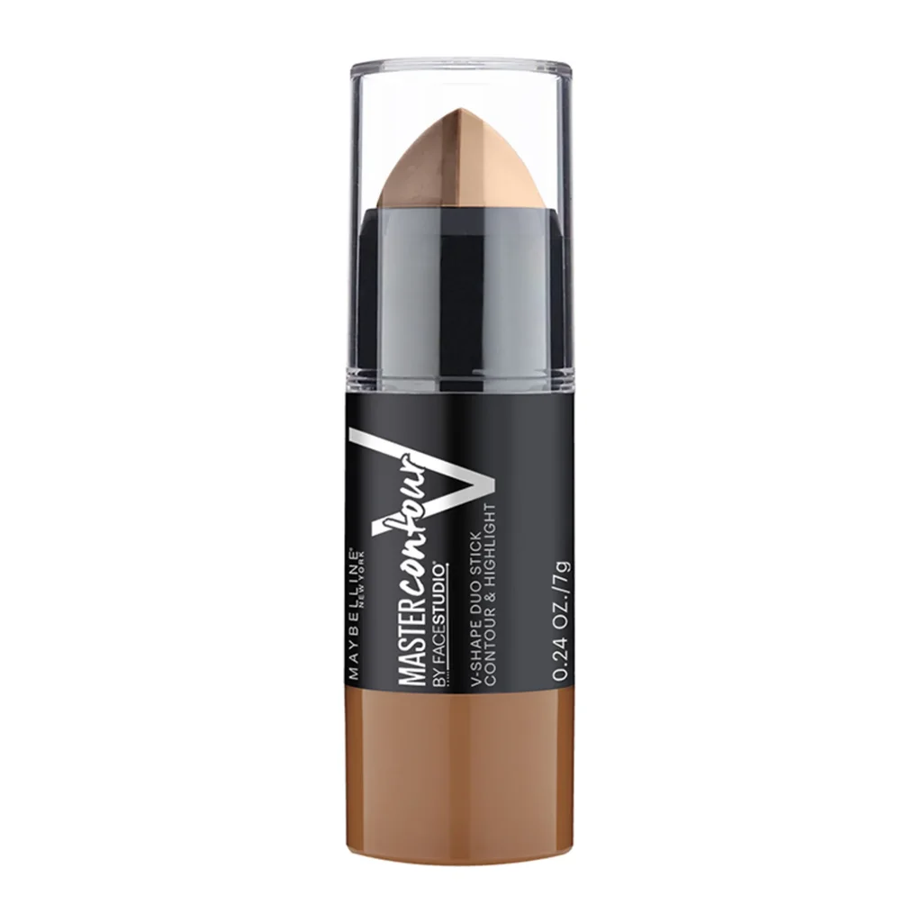 3600531319687_1 Maybelline Master Contour V-Shape Duo Stick 3 Dark - Image 1