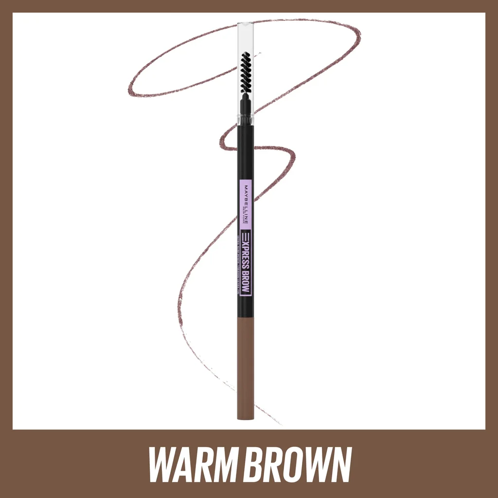 3600531579449_1 Maybelline Express Brow Ultra Slim Μολύβι Φρυδιών 03 Warm Brown - Image 1