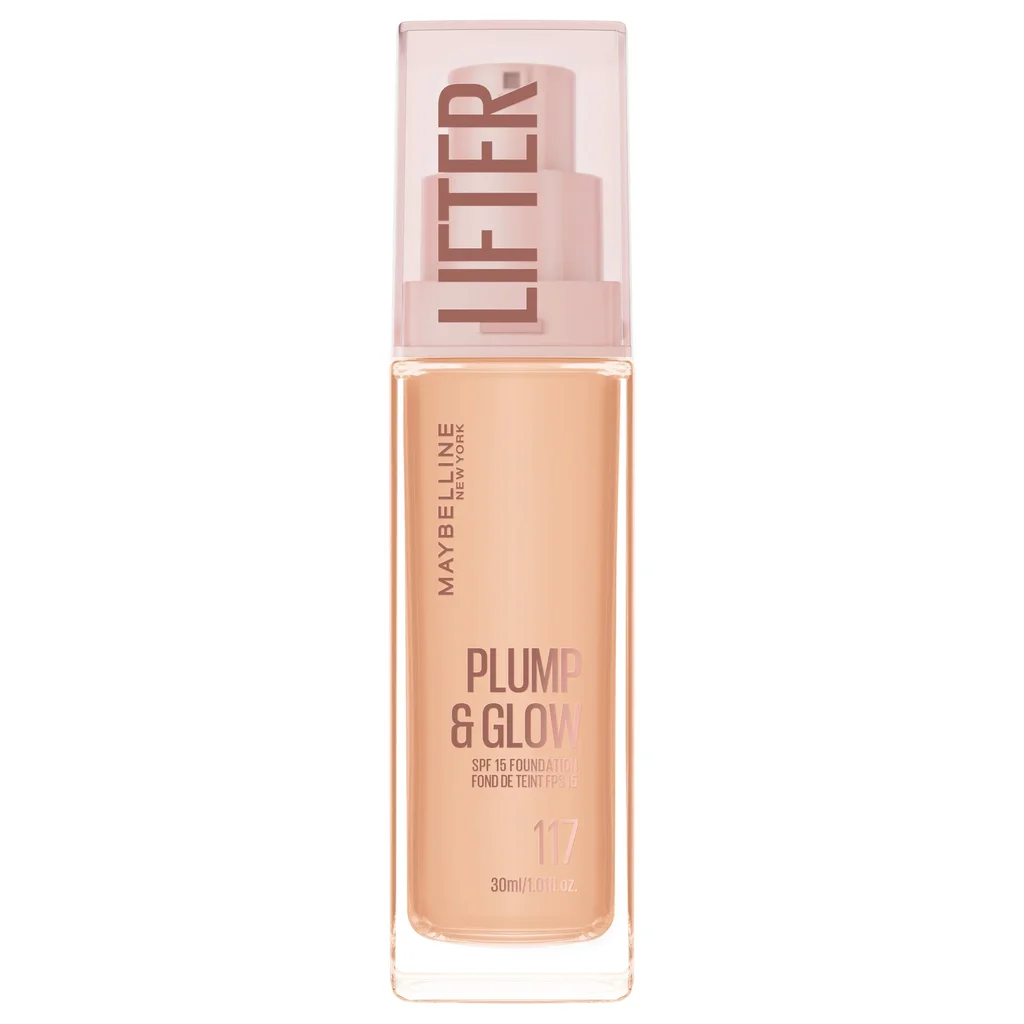 3600531716271_1 Maybelline Lifter Plump & Glow Foundation 117 - Image 1