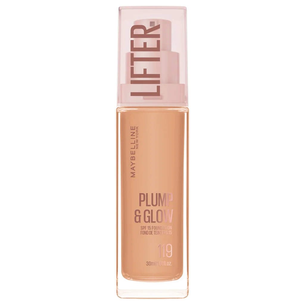 3600531716295_1 Maybelline Lifter Plump & Glow Foundation 119 - Image 1