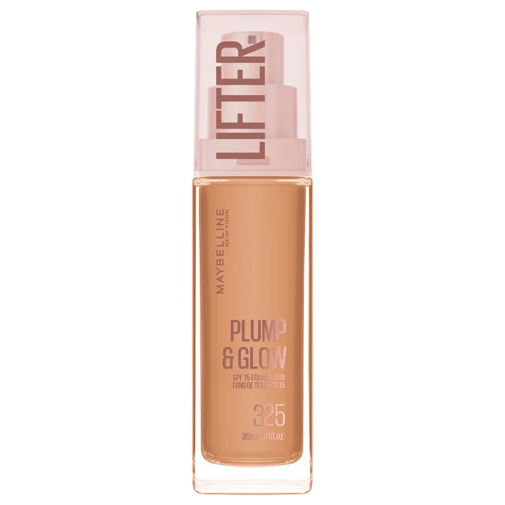 3600531716349_1 Maybelline Lifter Plump & Glow Foundation 325 - Image 1