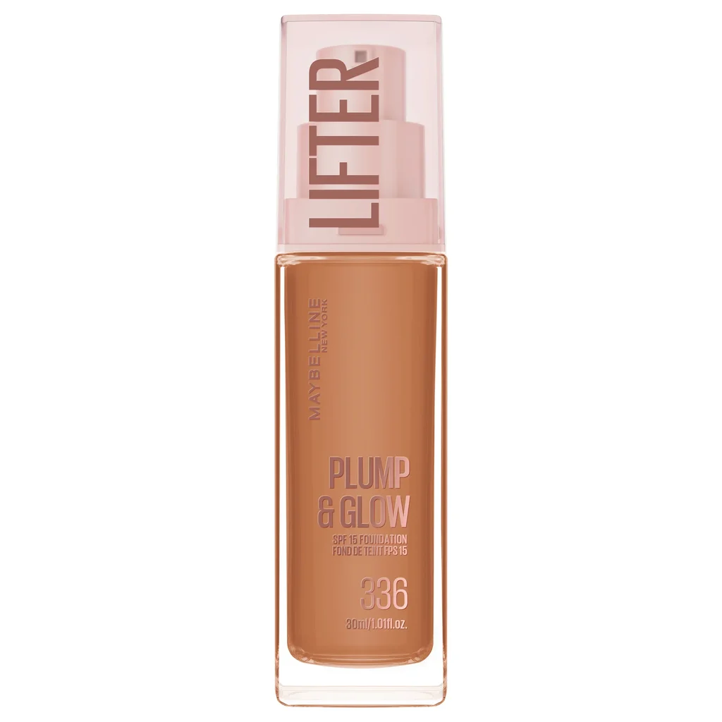 3600531716363_1 Maybelline Lifter Plump & Glow Foundation 336 - Image 1