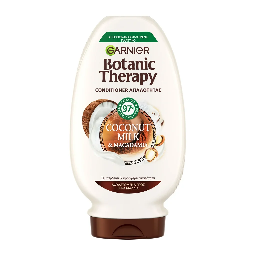 3600542075299_1 Botanic Therapy Coconut Milk & Macadamia Conditioner Με Γάλα Καρύδας & Μακαντάμια 200Ml - Image 1