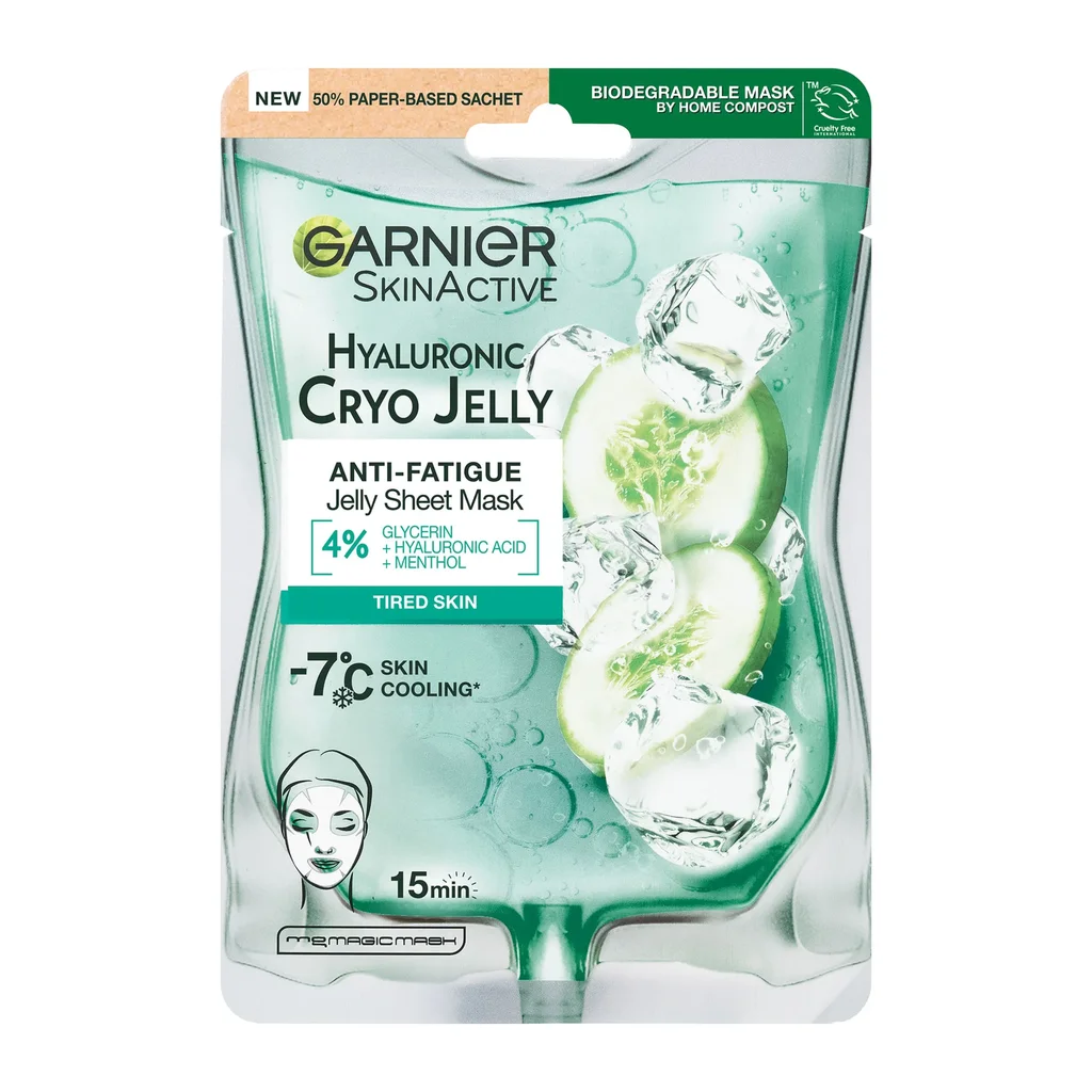 3600542500562_1 Garnier Cryo Jelly Υφασμάτινη Μάσκα Προσώπου - Image 1