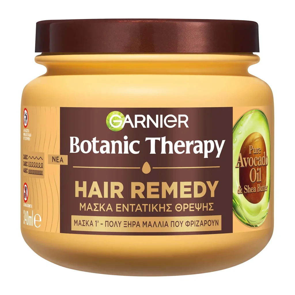 3600542510141_1 Botanic Therapy Avocado Oil Μάσκα Μαλλιών Εντατικής Θρέψης 340Ml - Image 1