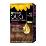 Olia Μόνιμη Βαφή Μαλλιών Χωρίς Αμμωνία No 6.35  Σκούρο Καφέ