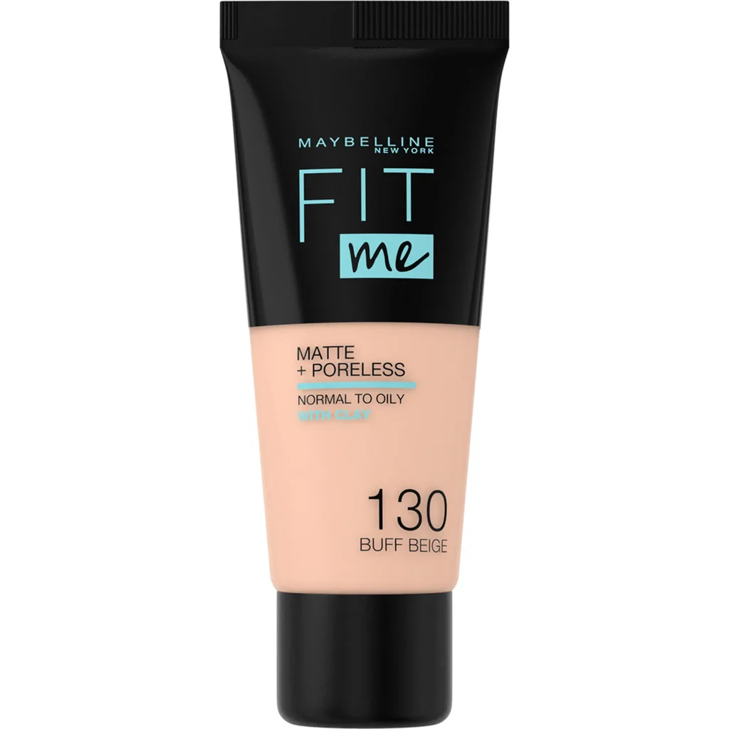 5201100234592_1 Maybelline Fit Me! Matte+Poreless 130 Buff Beige - Image 1