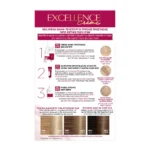 Excellence Creme Μόνιμη Βαφή Μαλλιών 9.1 Ξανθό πολύ Ανοικτό Σαντρέ - Image 7
