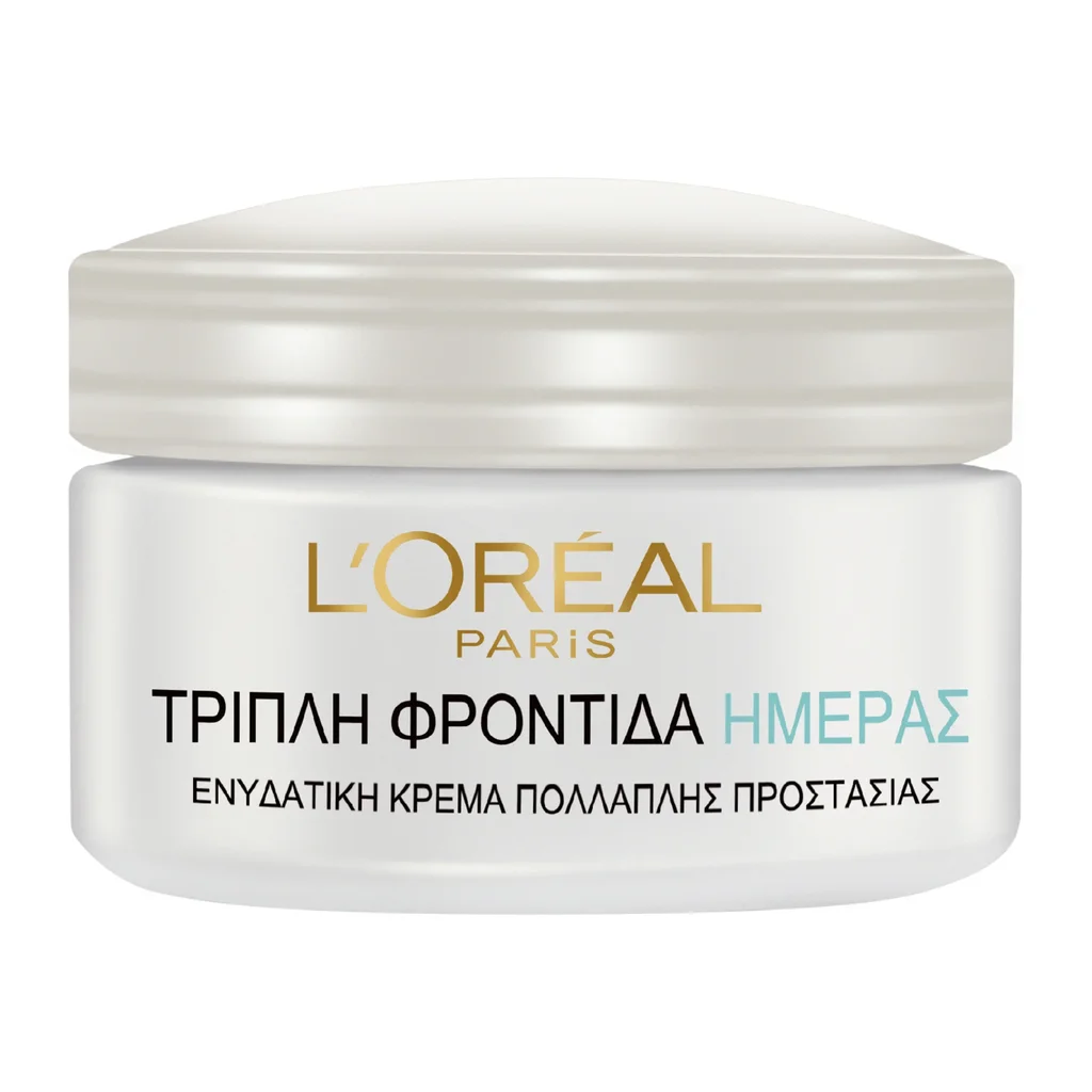 5201100874927_1 L'Oreal Paris Triple Active24Ωρη Κρέμα Πολλαπλής Προστασίας Για Kanonikες Εως Miktες Επιδερμίδες 50Ml - Image 1