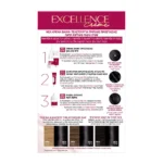 Excellence Creme Μόνιμη Βαφή Μαλλιών 1 Μαύρο - Image 4